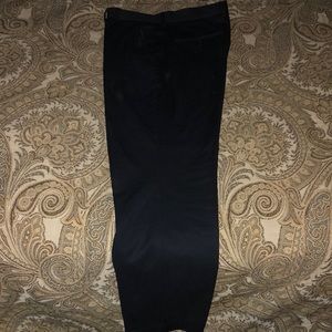 Navy blue slim dress pant